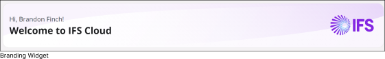 Widget „Branding“