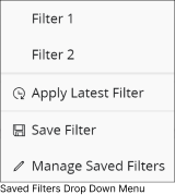 Saved Filter Drop Down