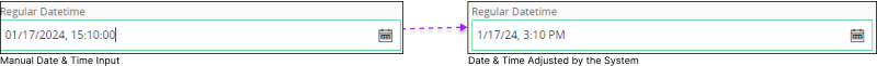 Regular Date Time Field - Example 2