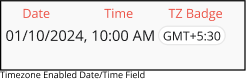 Working TIme Zone