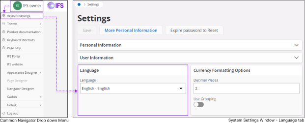 Language Settings