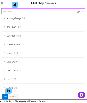 Add Lobby Element