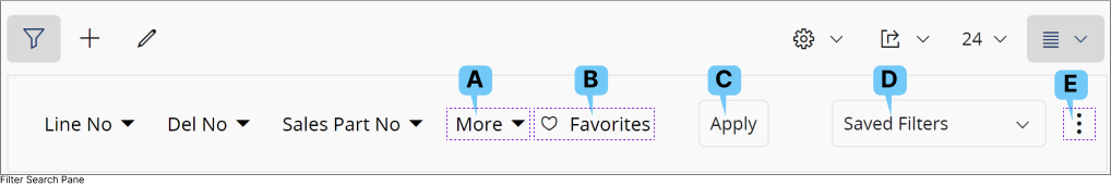 Filter Search Pane