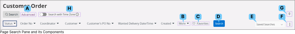 Page Search Pane