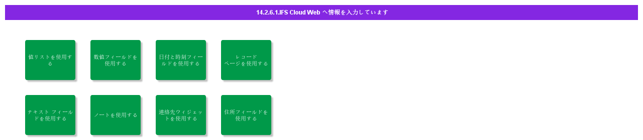 EnteringInformationinIFSCloudWeb